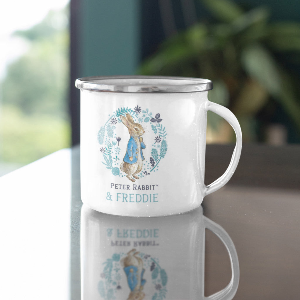 Peter Rabbit Personalised Enamel mug