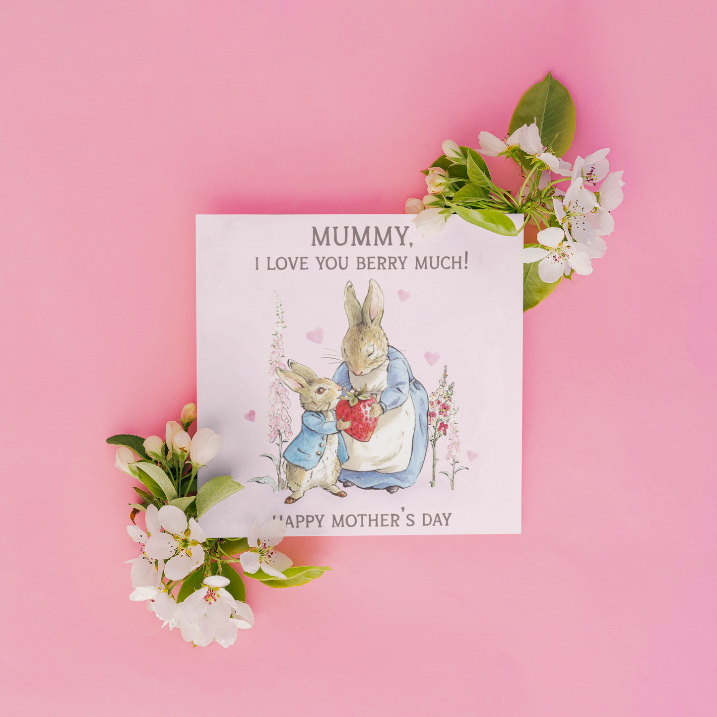 Mummy I Love You Berry Much Card