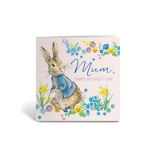 Spring Peter Rabbit Personalised Mother's Day Card