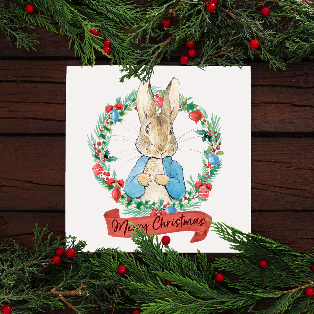 Peter Rabbit Christmas Card