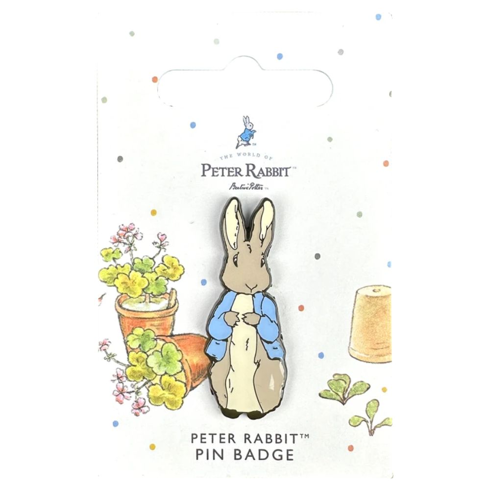 Peter Rabbit Standing Pin Badge