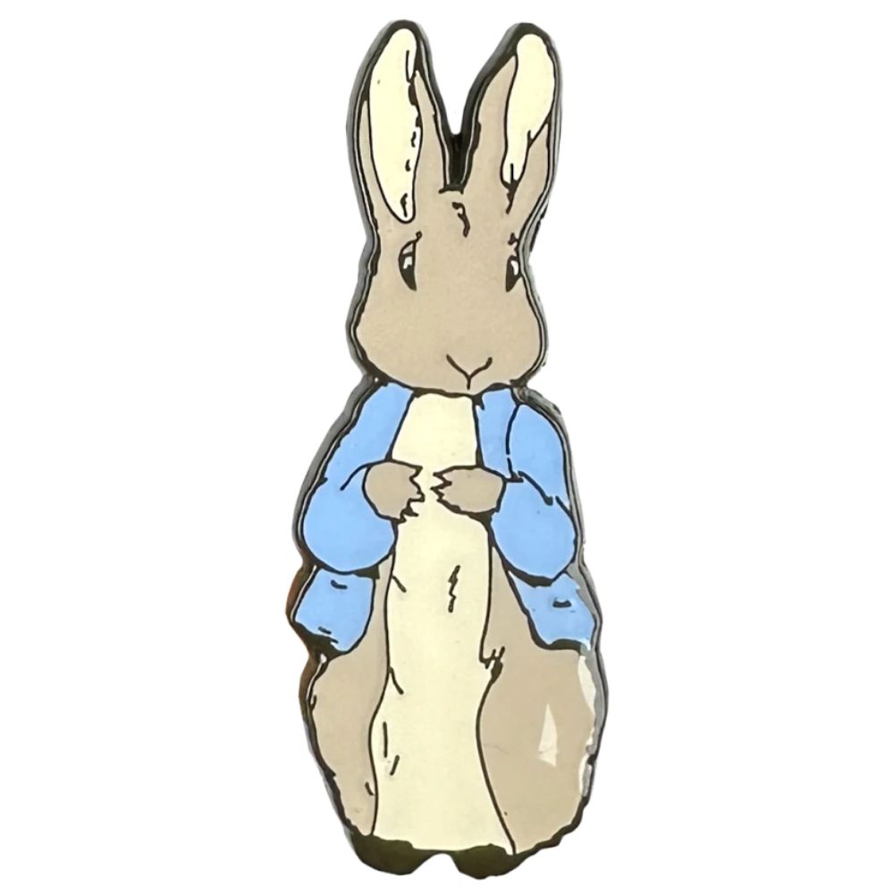 Peter Rabbit Standing Pin Badge