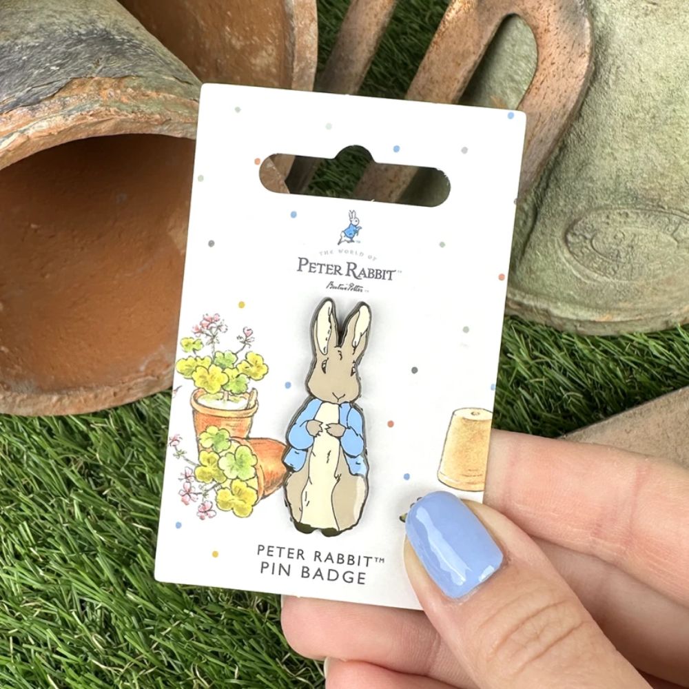 Peter Rabbit Standing Pin Badge