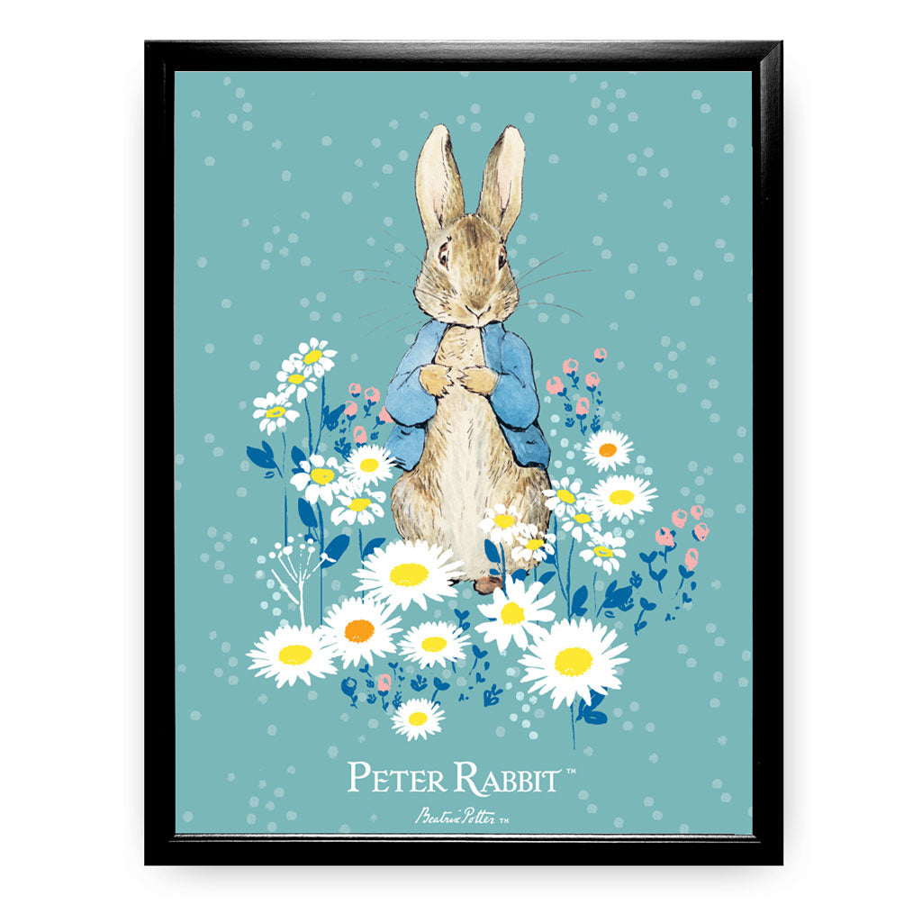 Peter in Daisies Art Print