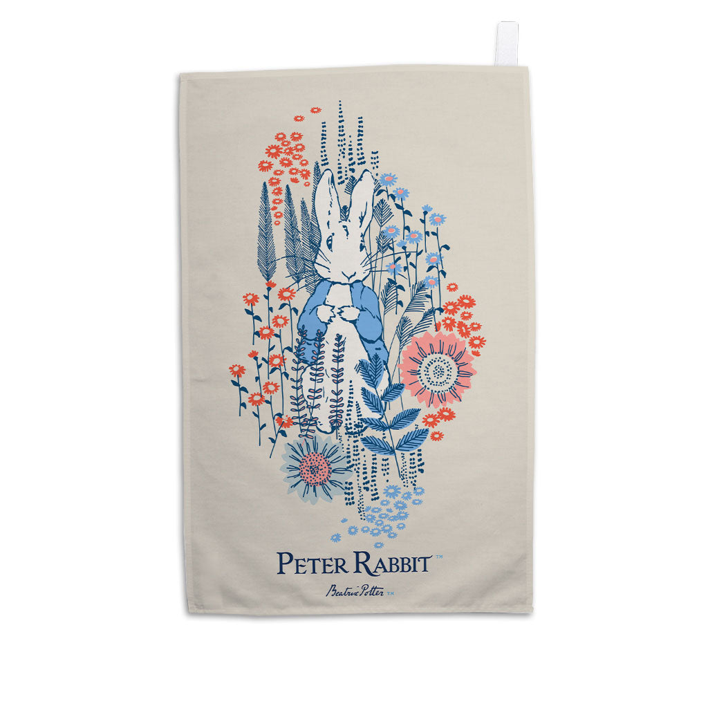 Peter in the Meadow Tea Towel