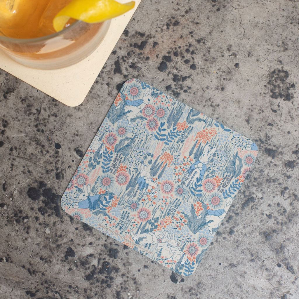 Peter in the Meadow Patterned Coaster