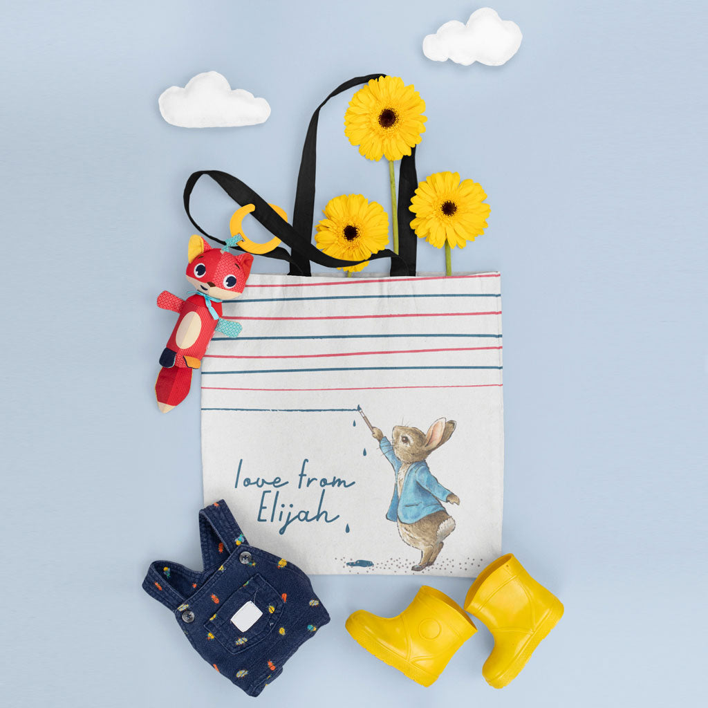 Personalised Love from Peter Edge-to-Edge Tote Bag
