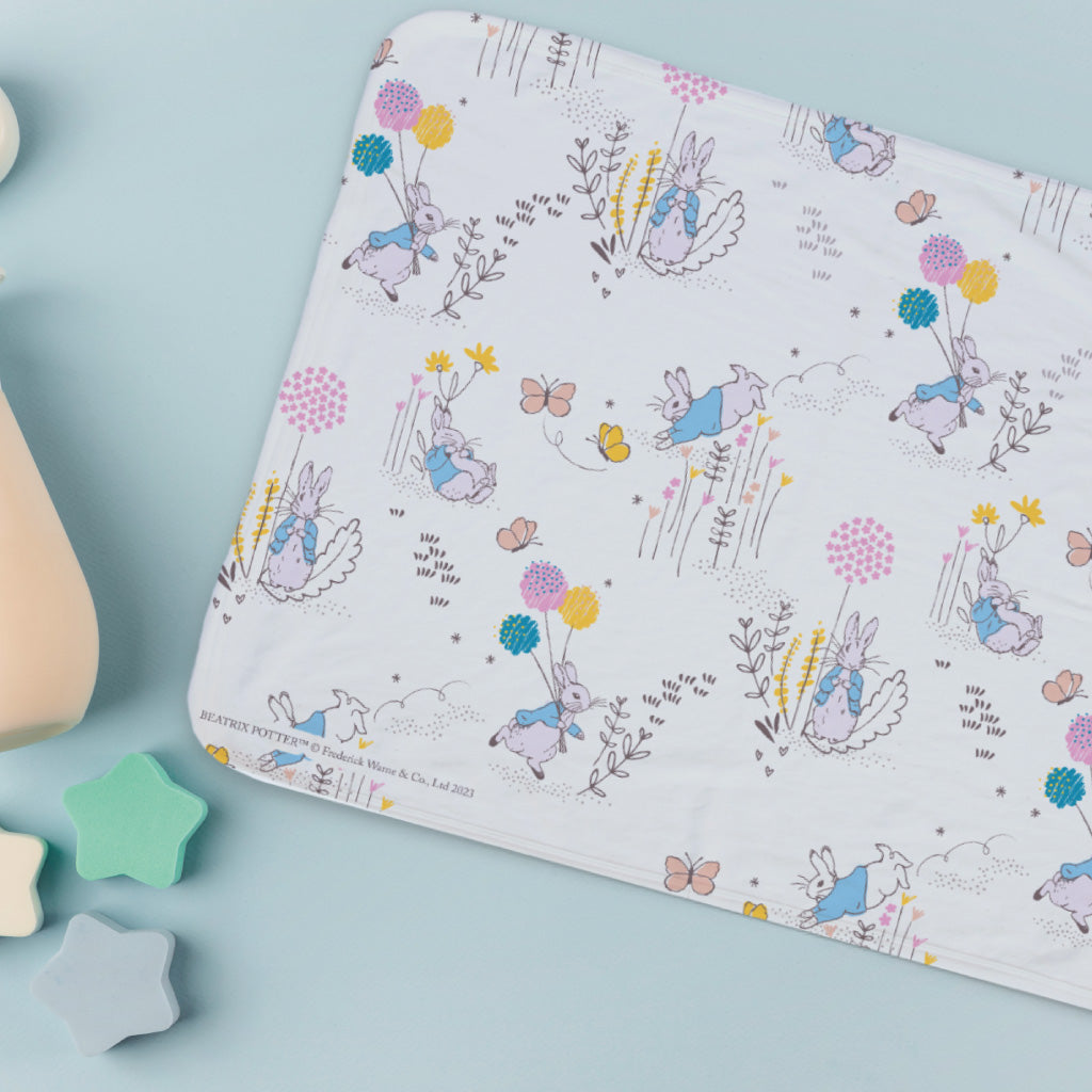 Peter in the Flowers Patterned Blanket