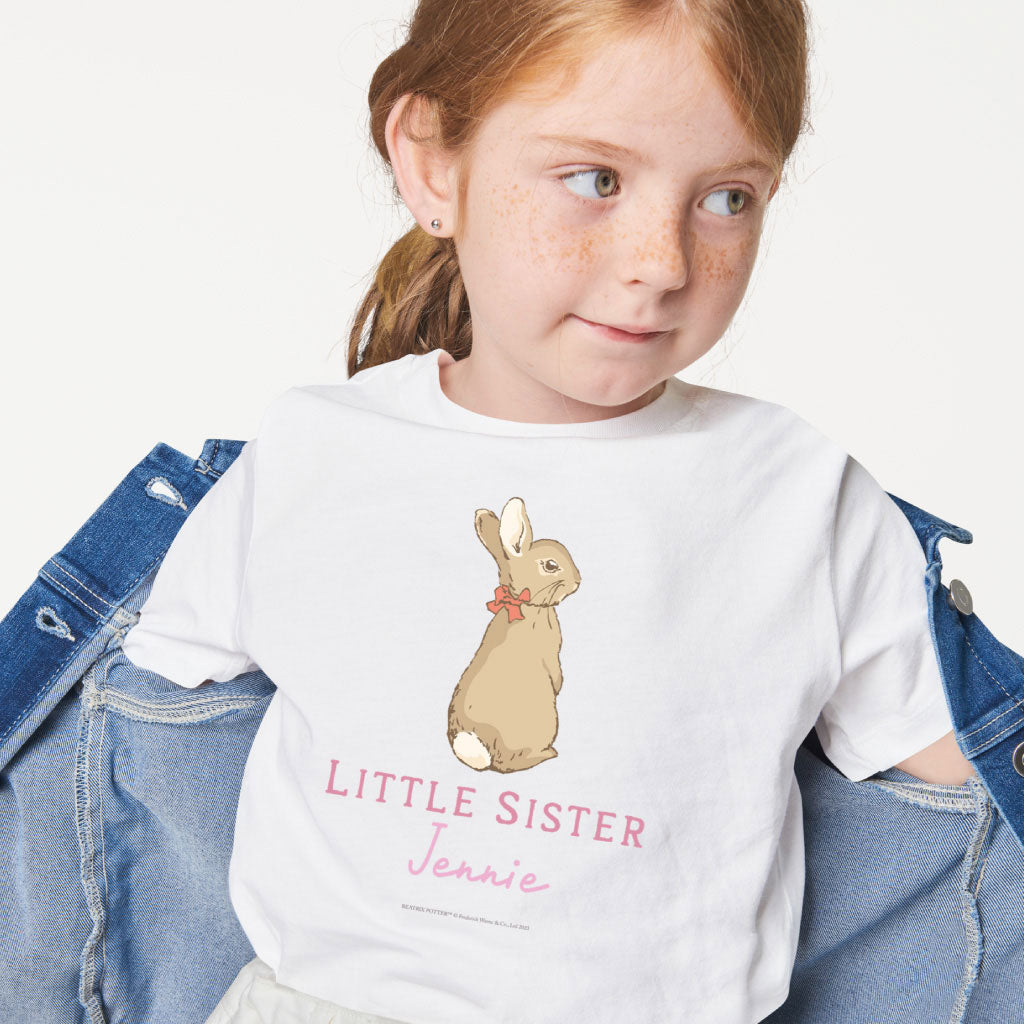 Personalised Little Sister T-Shirt