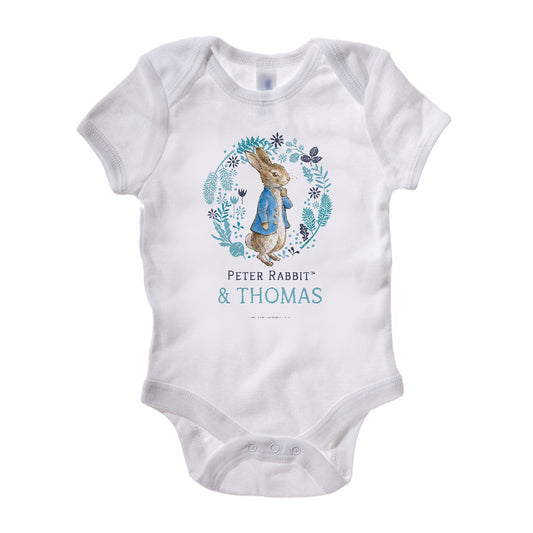Peter Rabbit & Me Personalised Baby Grow