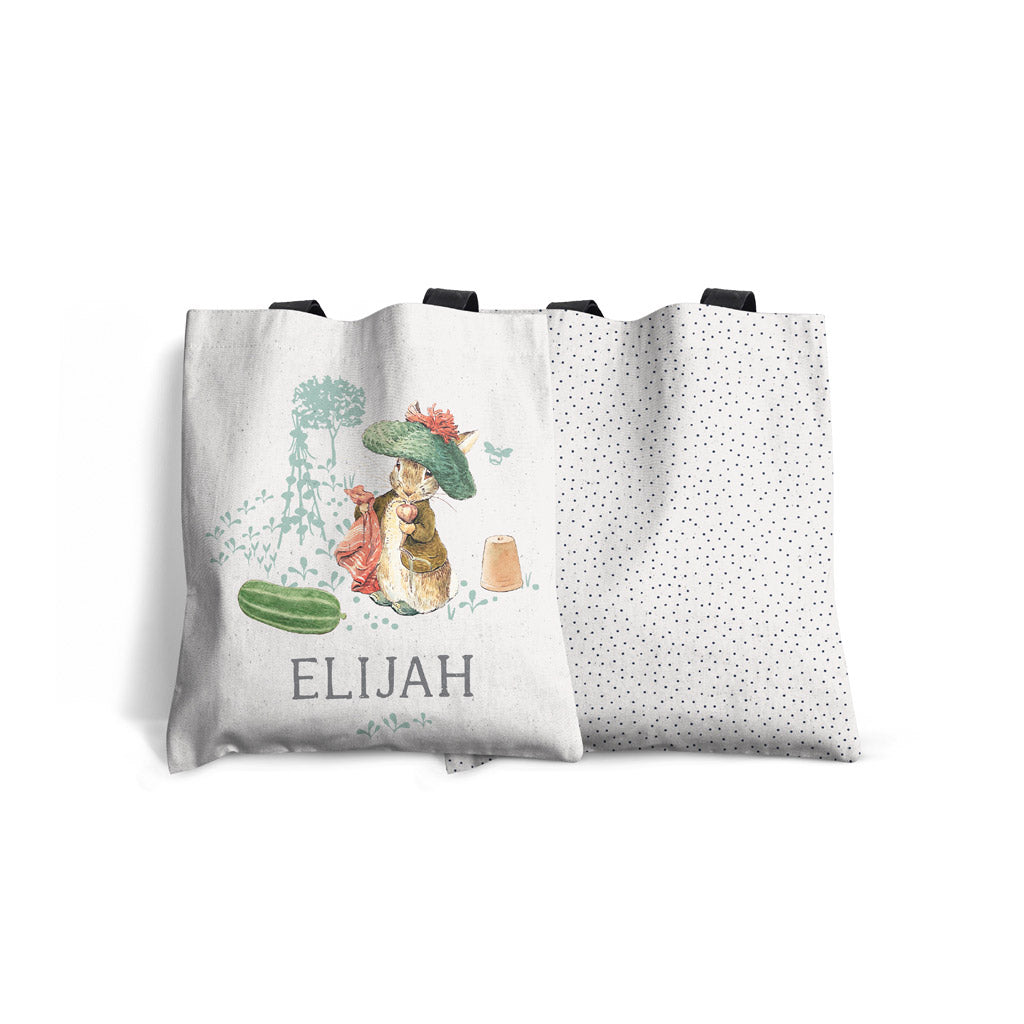 Personalised Benjamin Bunny Edge-to-Edge Tote Bag