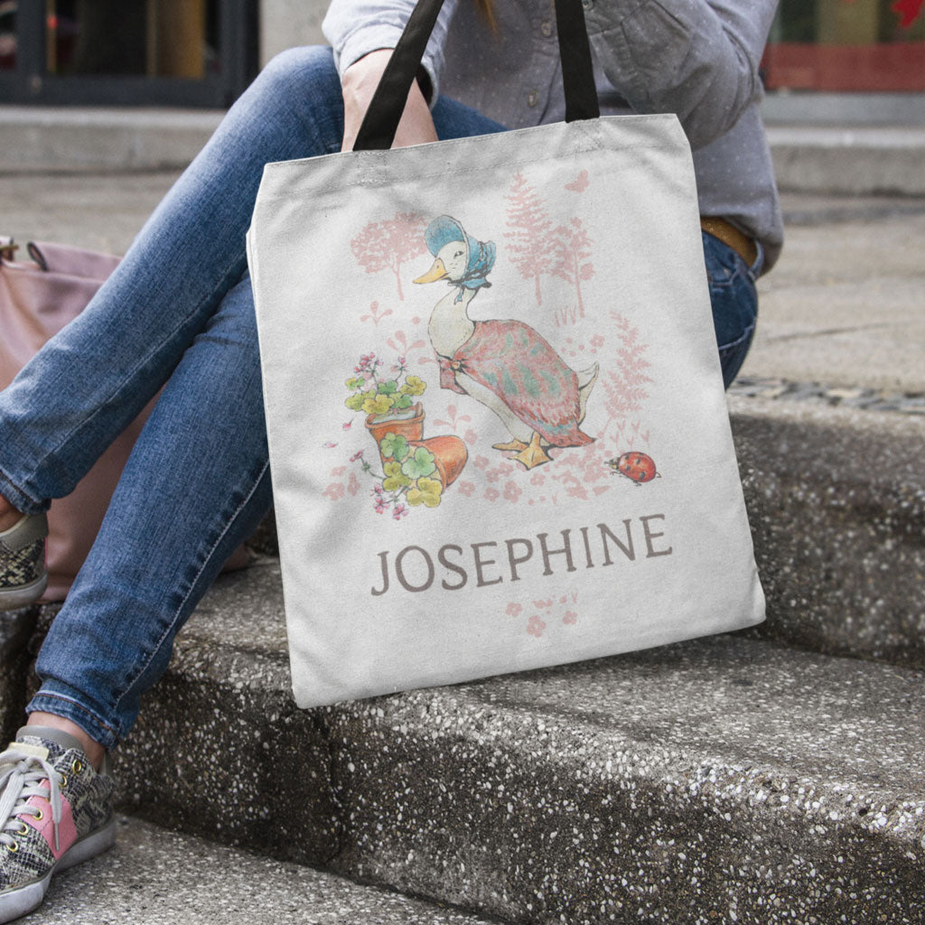 Personalised Jemima Puddle-duck Edge-to-Edge Tote Bag