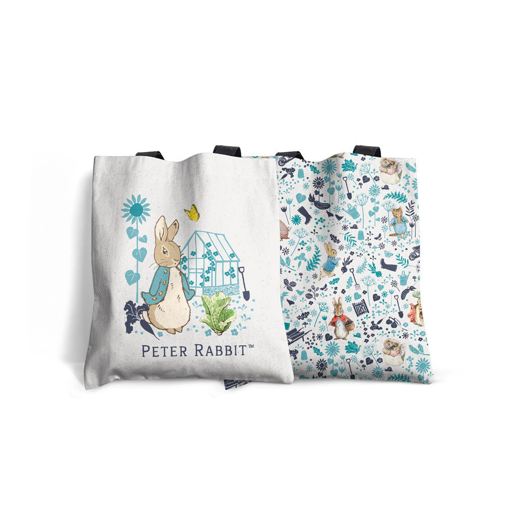 Peter Rabbit Greenhouse Edge-to-Edge Tote Bag