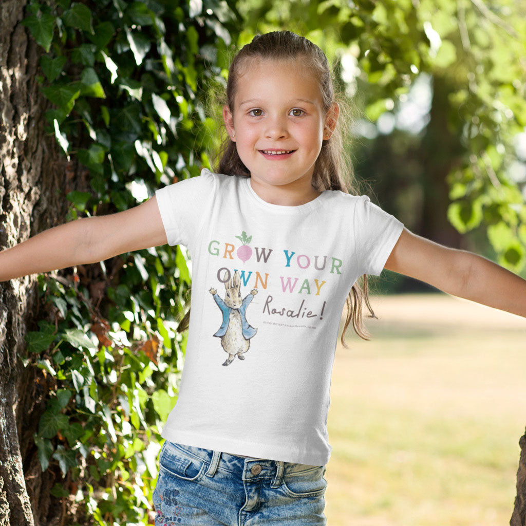 Personalised Grow Your Own Way Peter T-Shirt