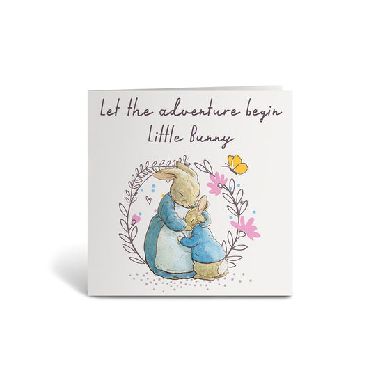 Bunny Love - Welcome to the World Greetings Card