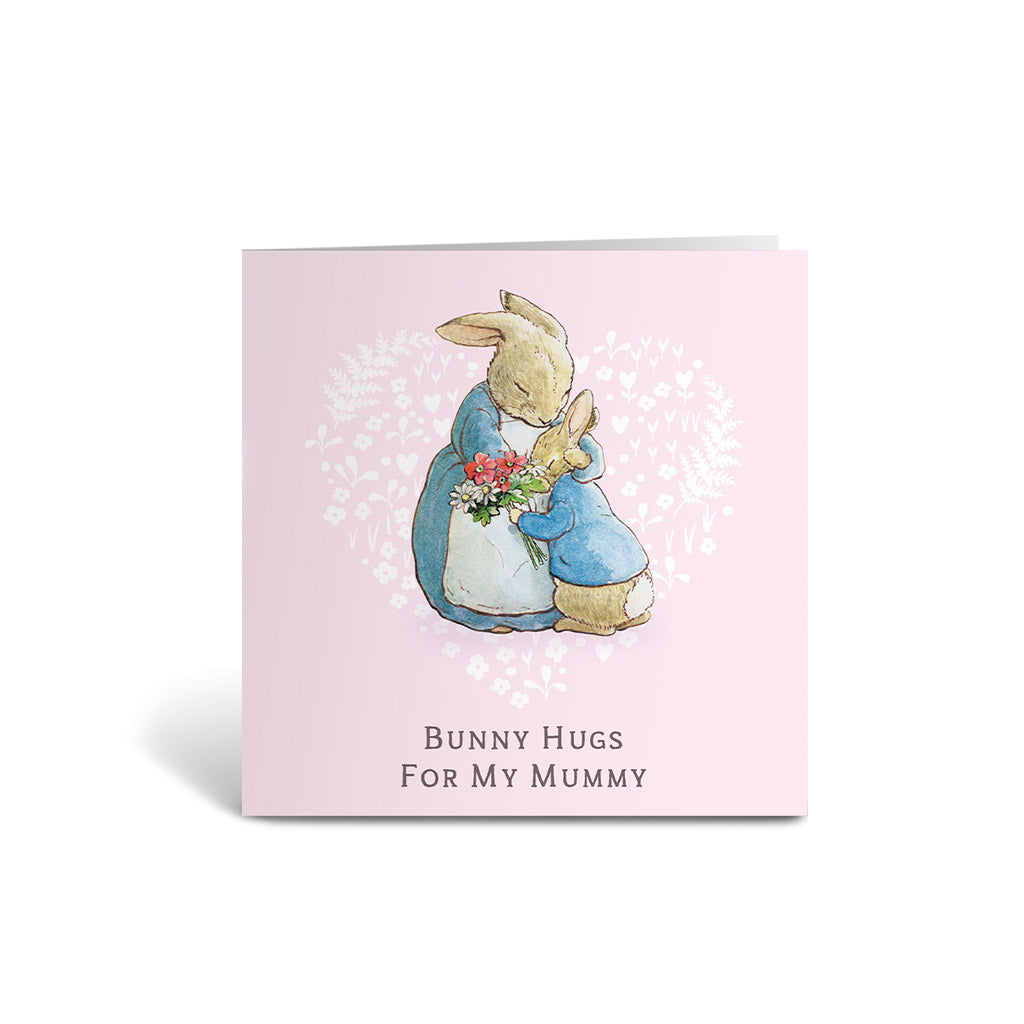 Bunny Hugs for my Mummy Card – Peter Rabbit Shop