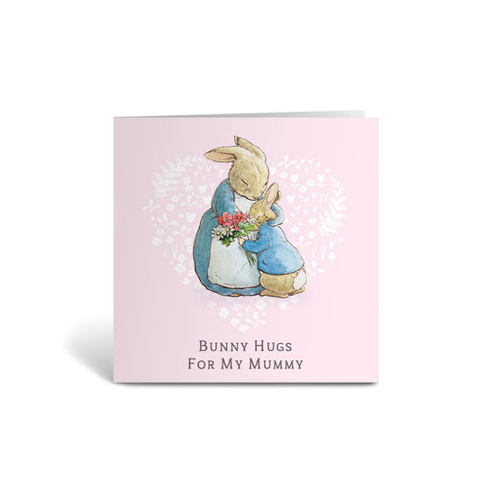 Bunny Hugs for my Mummy Card