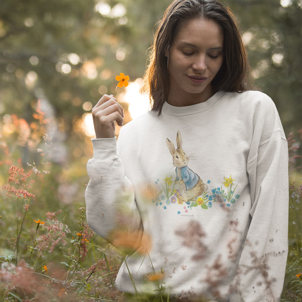 Spring Peter Rabbit Sweatshirt | Cozy Fleece & Vibrant Design ...