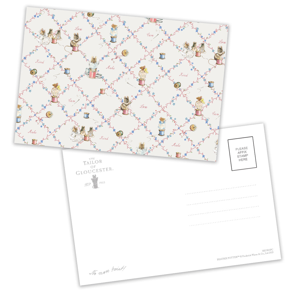 Mouse Repeat Pattern Post Card Set
