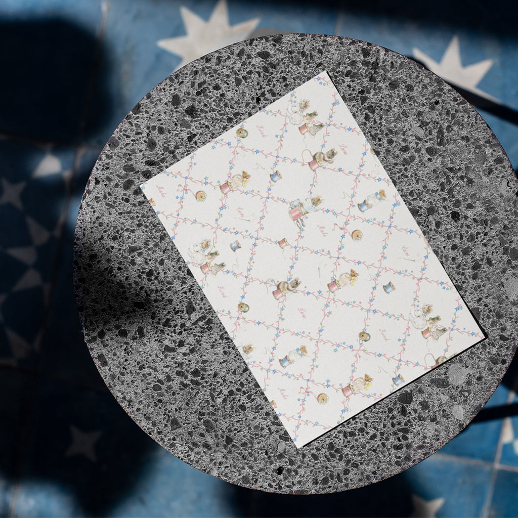 Mouse Repeat Pattern Post Card Set