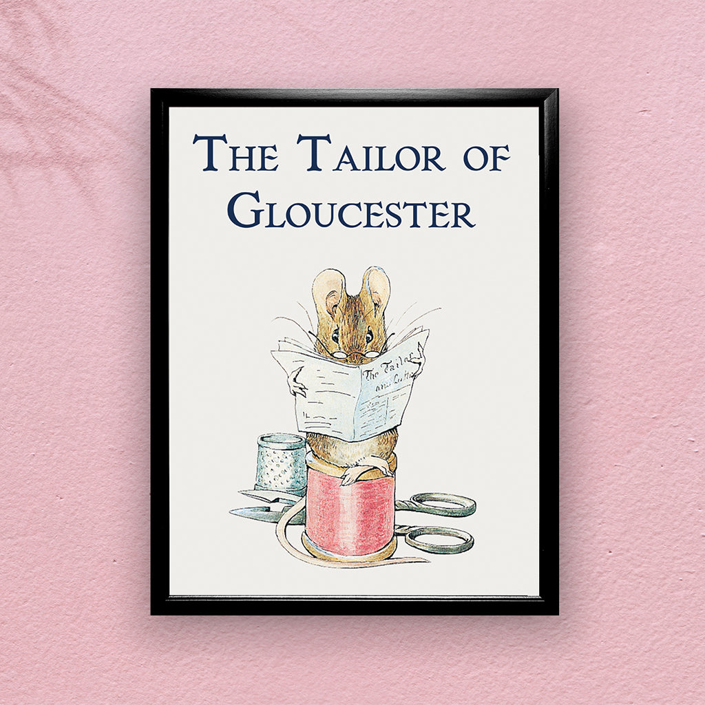 Mouse Reading the Newspaper Art Print