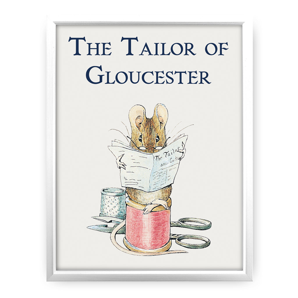 Mouse Reading the Newspaper Art Print