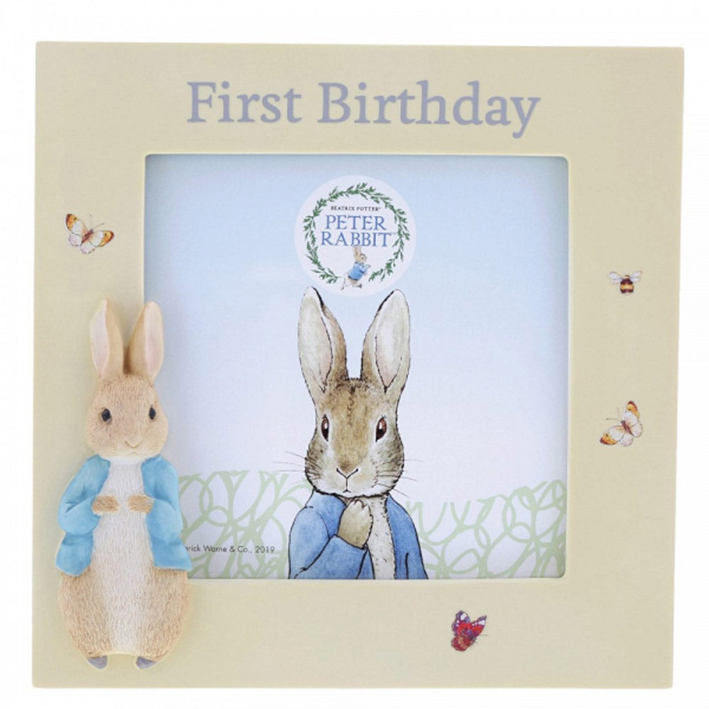 Peter Rabbit™ First Birthday Photo Frame