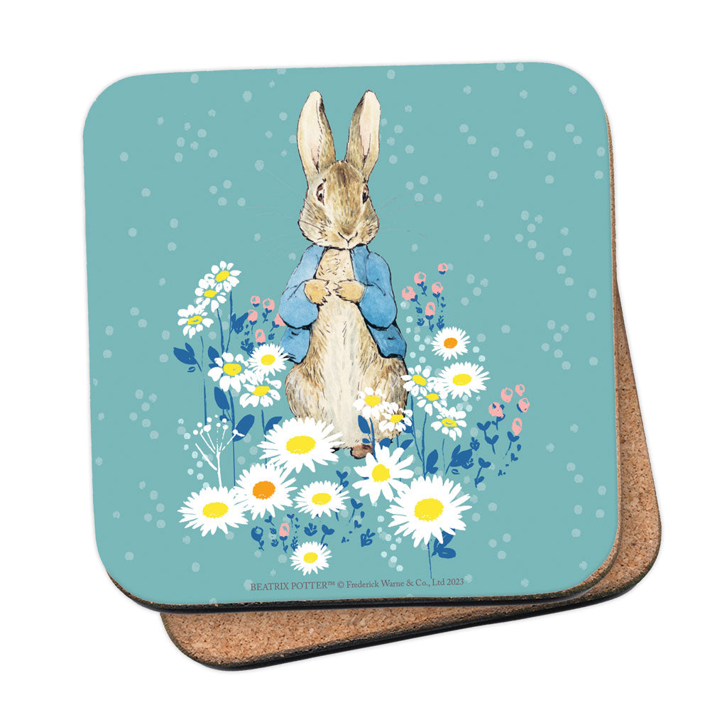 Peter in Daisies Coaster