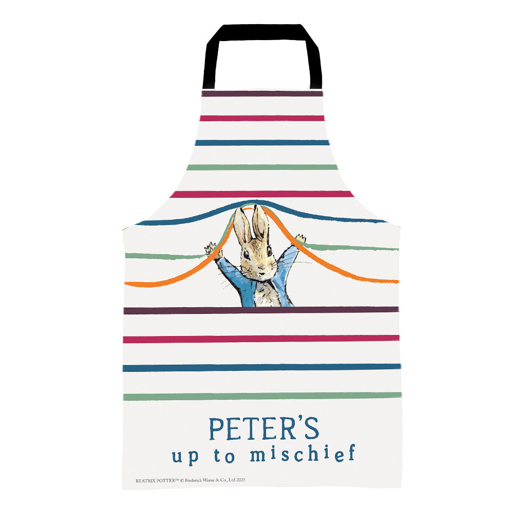 Personalised Up to Mischief Apron – Peter Rabbit Shop