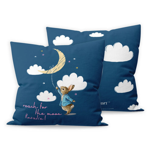 Personalised Reach for the Moon Cushion