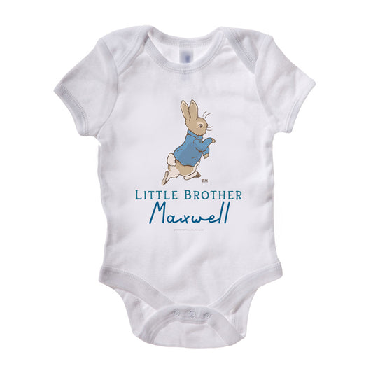 Personalised Little Brother Baby Grow