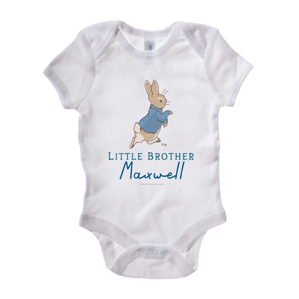 Personalised Little Brother Baby Grow