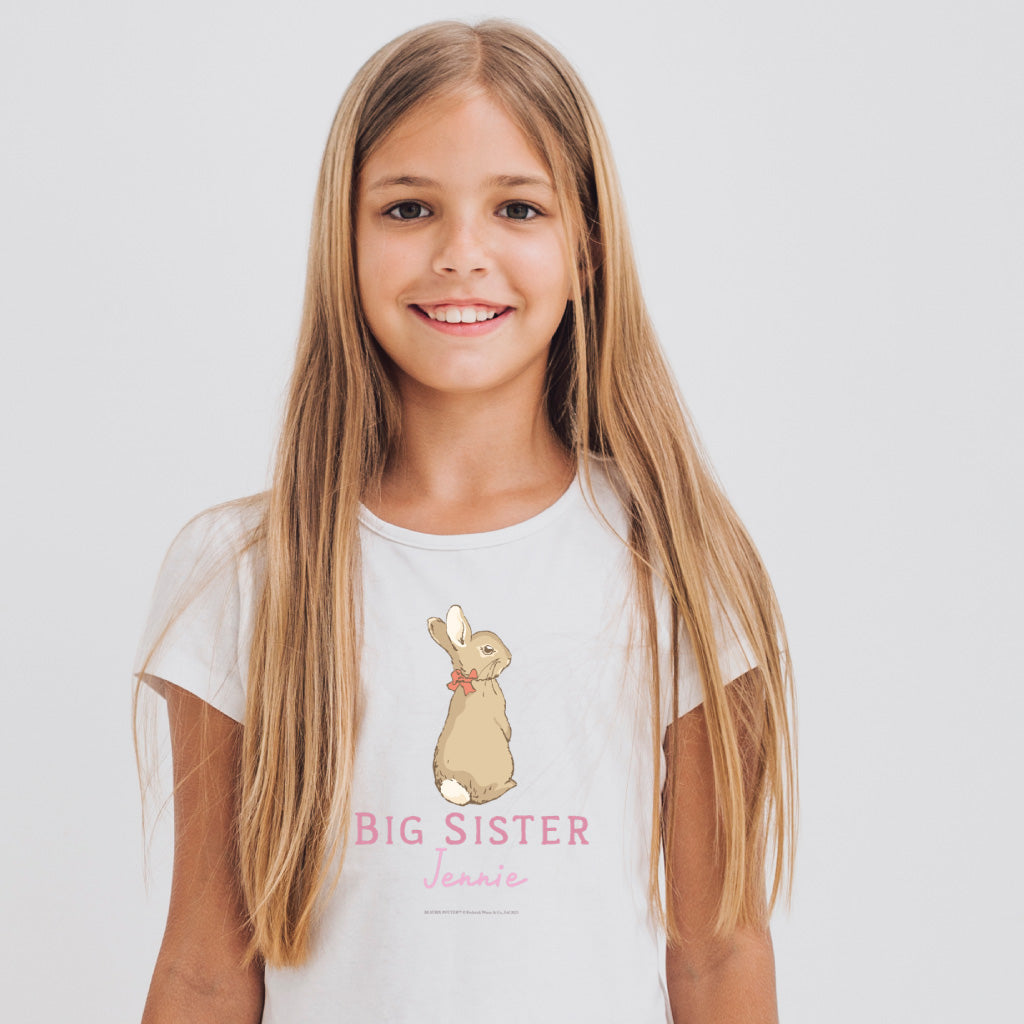 Personalised big sister outlet t shirt