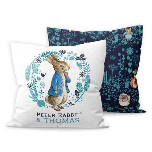 Peter Rabbit & Me Personalised Cushion