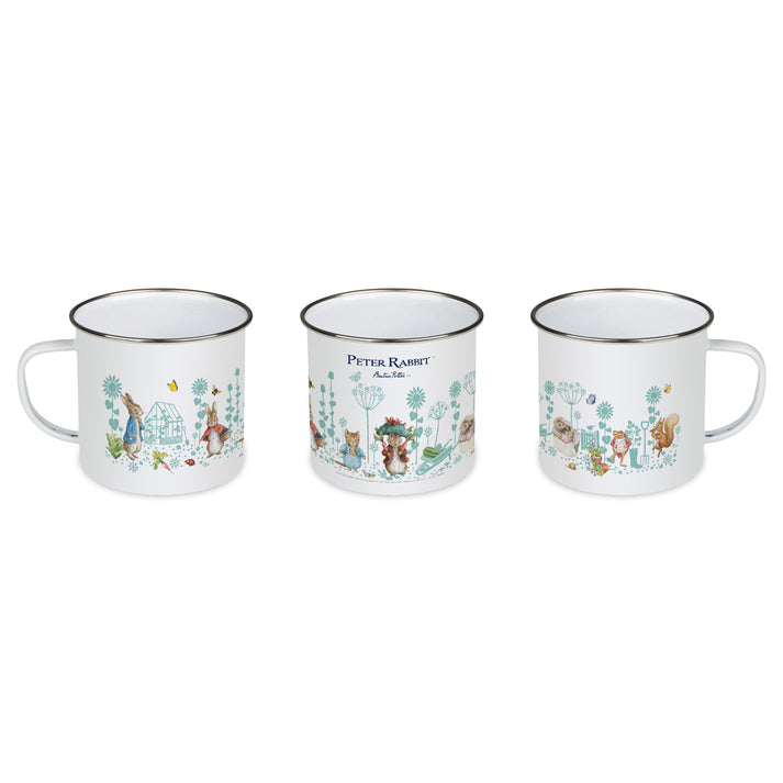 Garden Frieze Enamel Mug – Peter Rabbit Shop