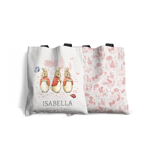 Personalised The Flopsy Bunnies Edge-to-Edge Tote Bag