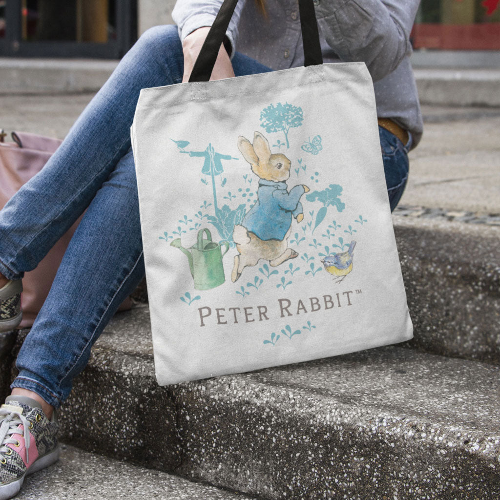 Peter Rabbit in the Garden Edge to Edge Tote Bag Peter Rabbit Shop