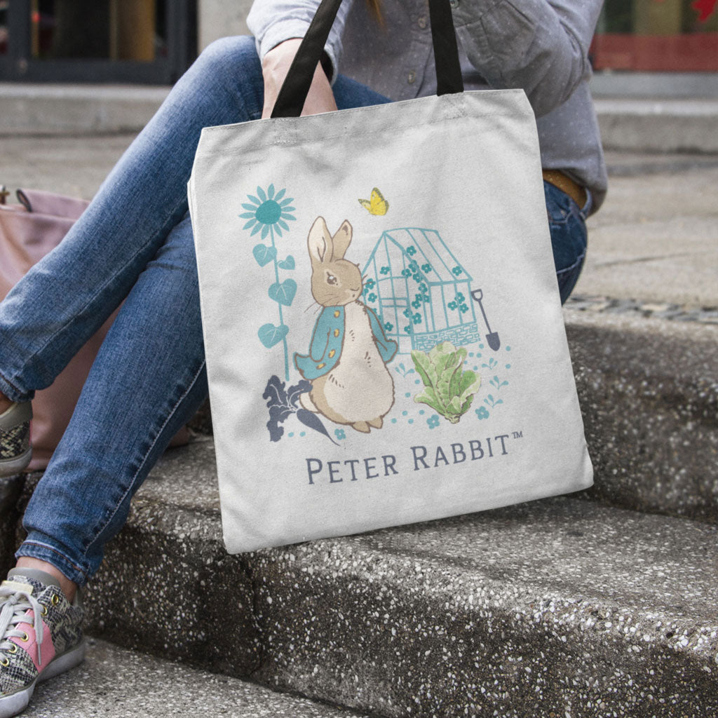 Peter Rabbit Patterned Bag Peter Rabbit Greenhouse Edge-to-Edge Tote Bag – Peter Rabbit Shop