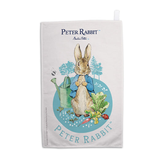 Peter Rabbit Blue Tea Towel