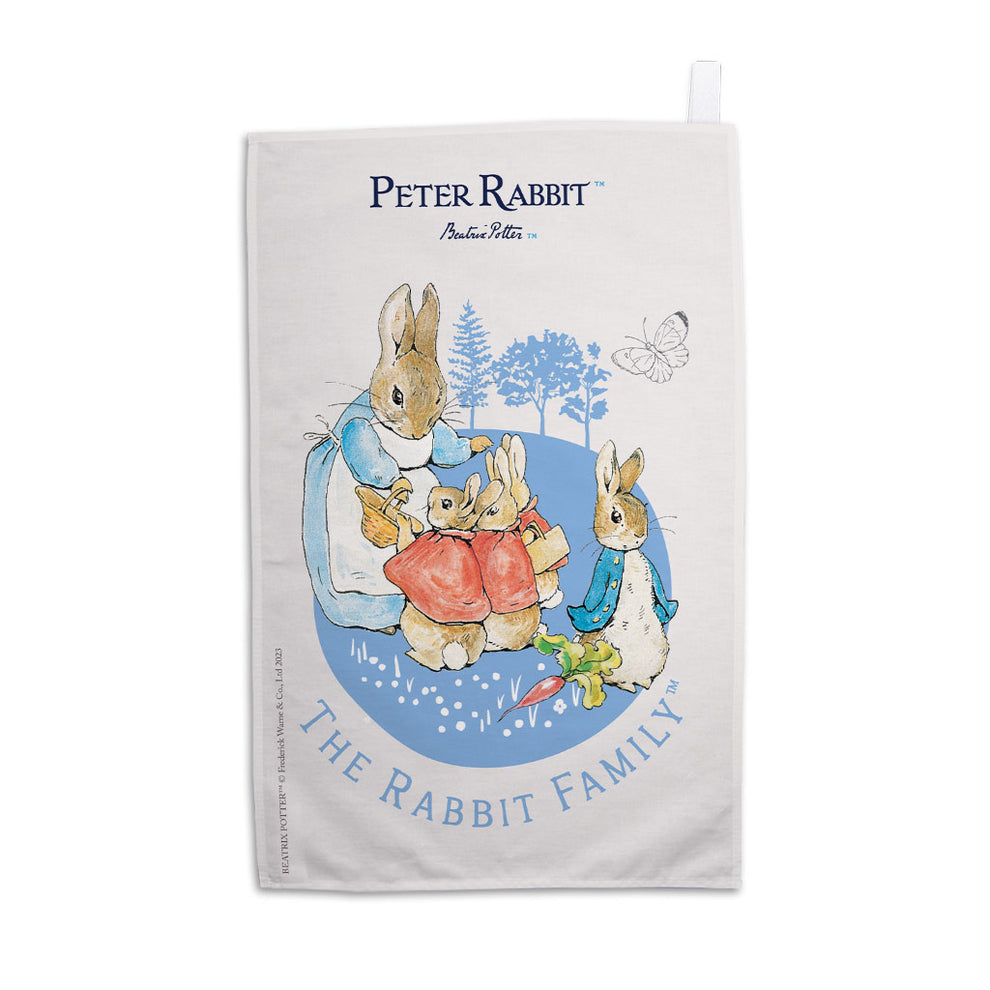 The Rabbit Family Tea Towel – Peter Rabbit Shop