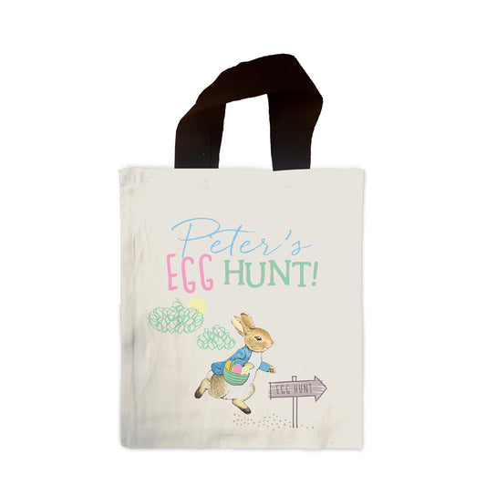 Egg Hunt! Full-Colour Personalised Mini Edge-to-Edge Tote Bag