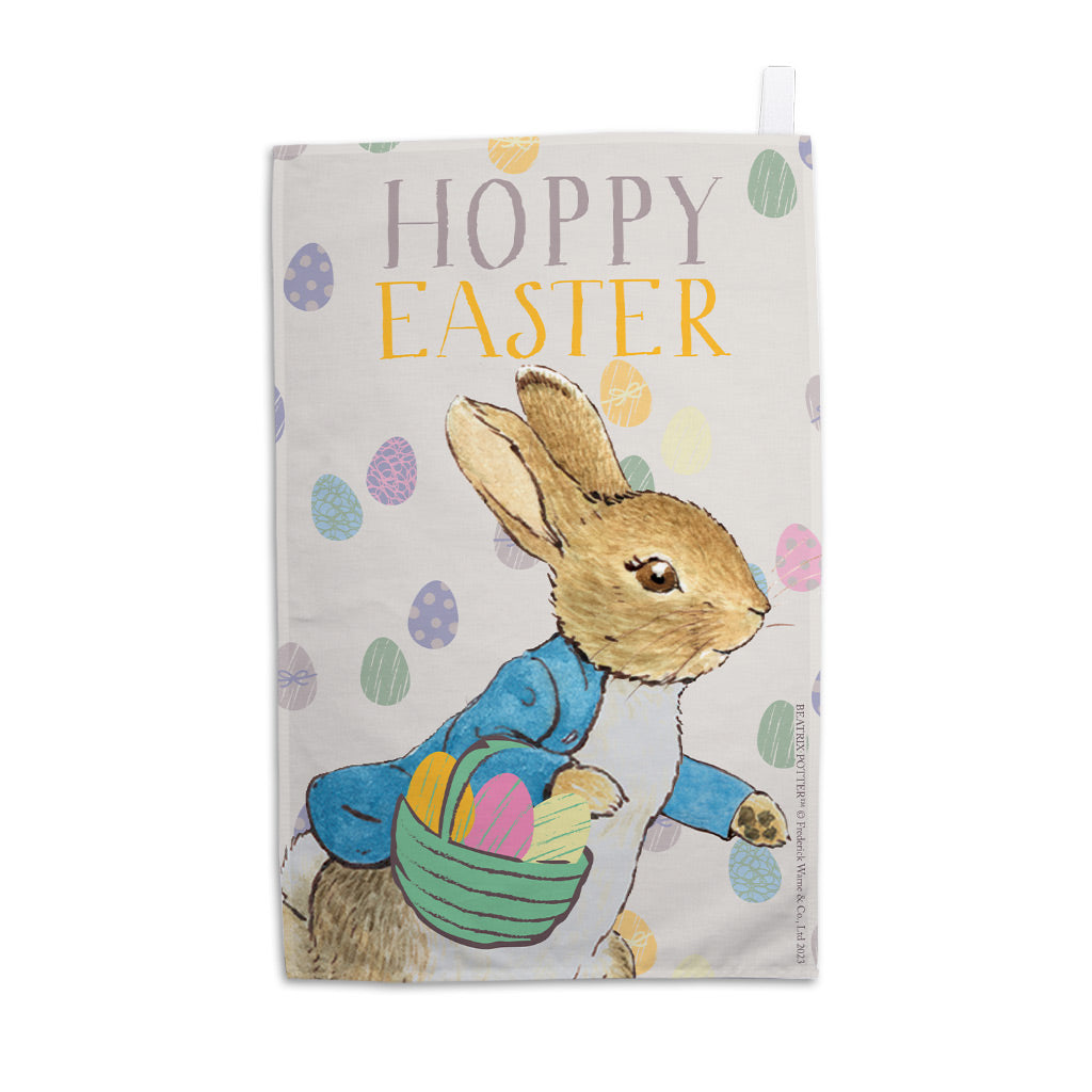 Hoppy Easter Peter Rabbit Tea Towel