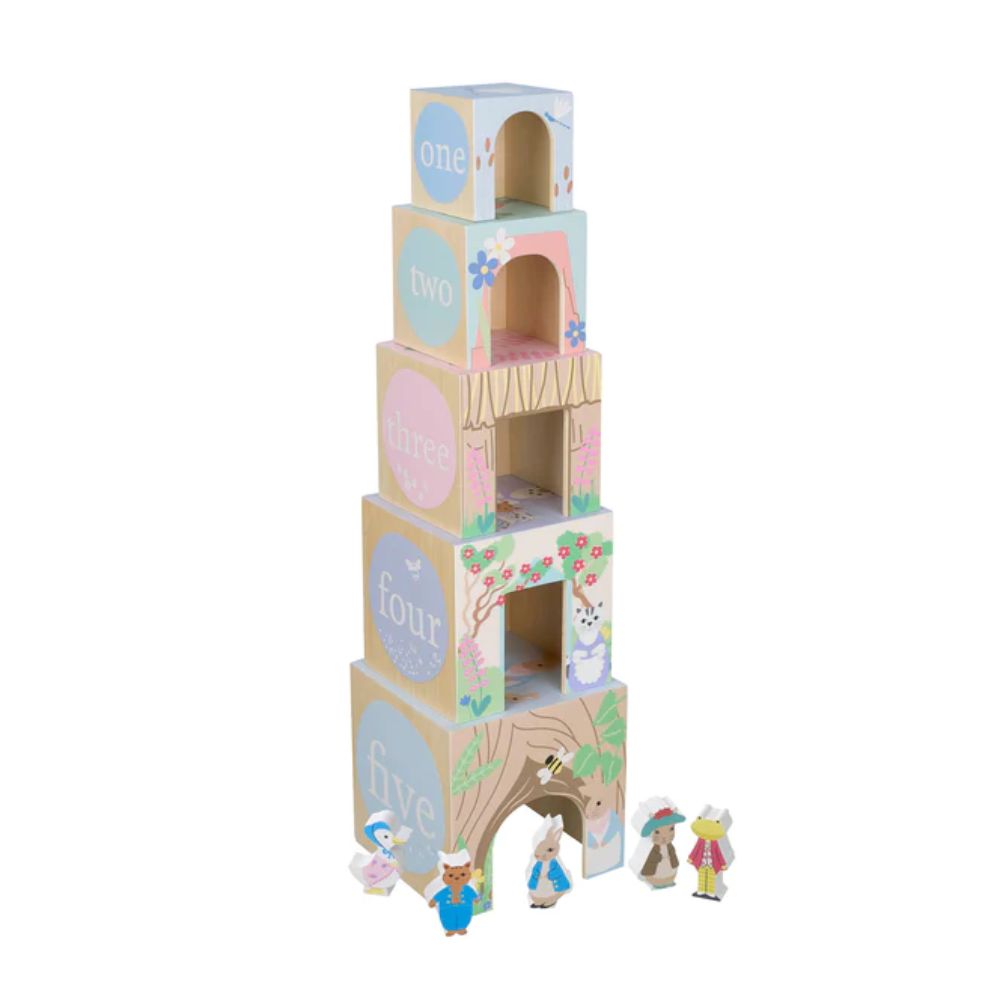 Peter Rabbit™ Wooden Stacking Cubes